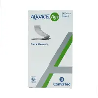 ConvaTec Ag+ 2x45 cm Tamponaden 5 St Auflage