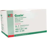 Lohmann & Rauscher Gazin Tupfer pflaumengr.steril o.RK a.Verbandmull 20x20 St