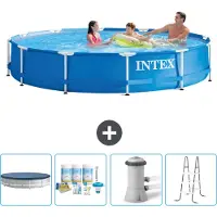 Intex Frame Pool Rund - 366x76 cm - 5-teilig SCB6