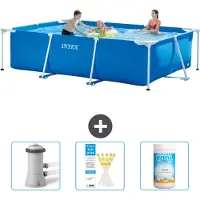 Intex Rechteckiger Frame Pool - 300x200x75 cm - 4-teilig SCB73