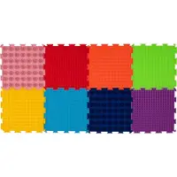 Sport-Thieme Strukturmatten-Set "Sensorik", 8er Set