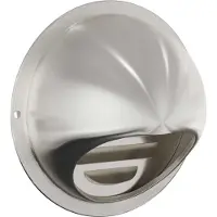 vidaXL Lüftungsgitter 2 stk. Silber 80 mm Edelstahl