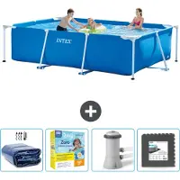 Intex Rechteckiger Frame Pool - 300x200x75 cm - 5-teilig SCB10