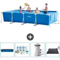 Intex Rechteckiger Frame Pool - 450x220x84 cm - 5-teilig SCB4