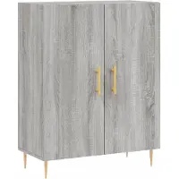 vidaXL Sideboard Grau Sonoma 69,5x34x90 cm Holzwerkstoff