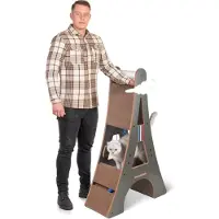 Canadian Cat Company Design-Kratzmöbel Eiffelturm · Kratzbaum, Kletterturm · 78 x 33 x 125 cm