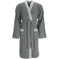 Esprit Bademantel Double Stripe Men Anthrazit-M