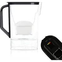Markenlos Karaf für Kühlschranktür - Wasserfilter - 2,7 l - schwarz
