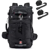Bagtecs Motorrad Rucksack HK4 Hecktasche inkl. Spanngurte 45Ltr schwarz