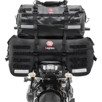 Bagtecs Motorrad Hecktasche Set # SX70 + XB50 Volumen 120 L Dry Bag Wasserdich