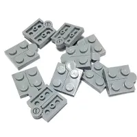 LEGO 10x Scharnier hellgrau (2429c01)