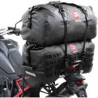 Bagtecs Motorrad Hecktasche Set # SX70 + XF80 Volumen 150 L Dry Bag Wasserdich