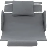 StarTech.com Elektrische Bett-Rückenstütze - Verstellbar 10–80° - EU-Stecker - DC-Motor - Kabelgebundene Fernbedienung - Max. 100 kg - Dunkelgrau