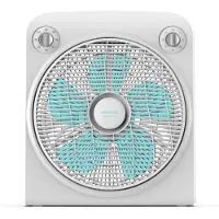 Cecotec EnergySilence 6000 Power Box, Haushalts-Lamellenlüfter, Weiß, Flur, 30 cm, Drehregler, 2 h