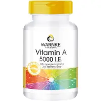 Warnke Vitalstoffe GmbH Warnke Vitamin A 5000 I.E. Tabletten, 250 St. Tabletten