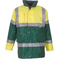 Yoko Kontrastfarbene Warn-Jacke