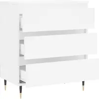 vidaXL Sideboard Weiß 60x35x70 cm Holzwerkstoff