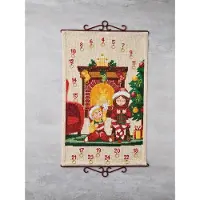 Mango Permin Kreuzstich-Set, Adventskalender "Kinder", 40x62 cm