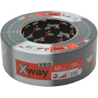 SCHULLER Gewebeband 45768, X-Way Pro, schwarz, 48mm x 50m