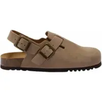 Scholl Clog Herren Olivier Backstrap Dark Beige-Schuhgröße 40