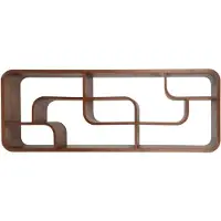 Zuiver Schrank Seven im Bogendesign aus Nussbaumfurnier von , Braun