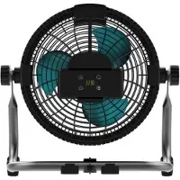 Cecotec ProIndustry Portable, Industriebodenlüfter, Schwarz, Grün, 25,4 cm, Akku, 12000 mAh