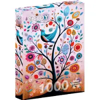Enjoy Puzzle Möge der Blauhäher des Glücks in deinen Baum fliegen Puzzle 1000 Stück