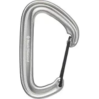 Black Diamond Lite Wire Snap Hook Grau