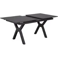 DeVries Auszugstisch "HAMMOND", Größe 160/210 x 90 x 76 cm, dunkelgrau