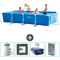 Intex Rechteckiger Frame Pool - 450x220x84 cm - 5-teilig SCB121
