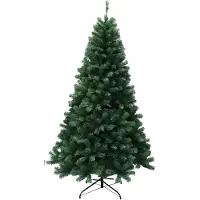 Bolt Vorgeleuchteter künstlicher Weihnachtsbaum 180 cm – 1200 Zweige – 250 LED warmweiß mit Fernbedienung – Grün