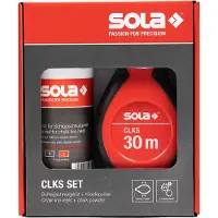 Sola Peilschnur 30M Clks Set R + Kreide Rot