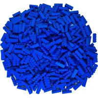 LEGO 1x4 Steine Bausteine Blau - 3010 NEU! Menge 50x