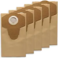 FixedByU Papierfilterbeutel 20 l (5er Set), passend für Einhell Nass-Trockensauger
