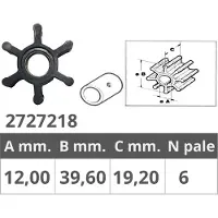 Jabsco ORIGINAL Impeller 22405-0001