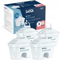 Laica BI-FLUX Universal-Filterkartusche für Wasserfilterkanne, 4 Stück