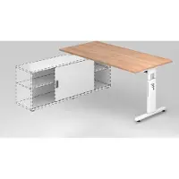 Hammerbacher Anbauschreibtisch OSE16, 160 x 80 cm