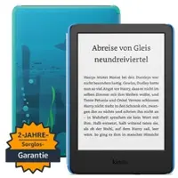 Amazon Kindle Kids (2022), Ozean-Entdecker-Design Mit Zugriff auf über tausend Bücher, Hülle und 2 Jahren Sorglos-Garantie