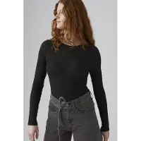 Levi's Anika Crewneck Top Black Größe: XL | Longsleeves Outlet | Damen | Schwarz