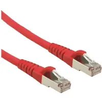 Roline Patchkabel Cat.6A S/FTP (PiMF), Component Level, LSOH, rot, 15 m