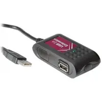 Value USB 2.0 Verlängerung, 2fach, schwarz, 5 m