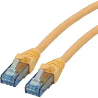 Roline Patchkabel Cat.6A UTP, Component Level, LSOH, gelb, 15 m