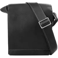 Harold's Leder Umhängetasche Campo Crossbag Black schwarz