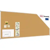 Allboards Pinnwand mit Alurahmen 240x100cm