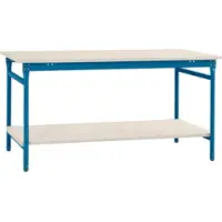 Manuflex BB5201.5007 Komplett-Beistelltisch BASIS stationär mit Melamin-Platte+