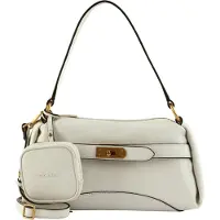 PICARD Leder Schultertasche Umhängetasche Odeon Hand Bag White Lily weiß