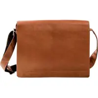 Harold's Leder Businesstasche Umhängetasche Campo Messengerbag Cognac hellbraun