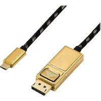 Roline GOLD USB Typ C - DisplayPort Adapterkabel, v1.2, ST/ST, 2 m