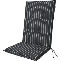 Doppler Stuhlauflage Hochlehner Midi Living 110x48x6 cm, anthrazit weiss