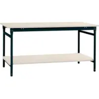 Manuflex BB5201.7016 Komplett-Beistelltisch BASIS stationär mit Melamin-Platte+